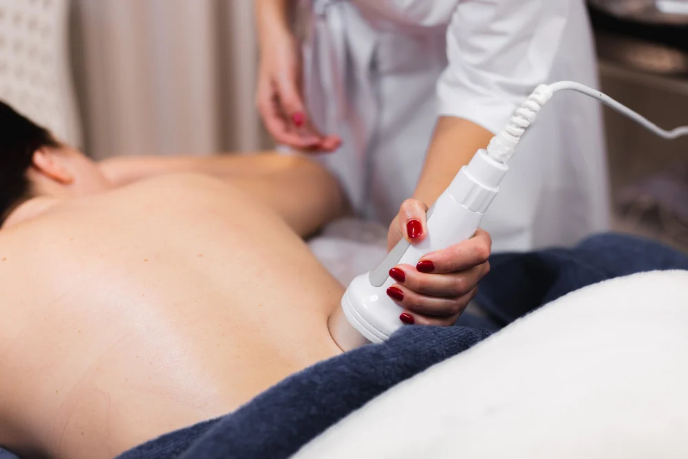 RF body vacuum therapy