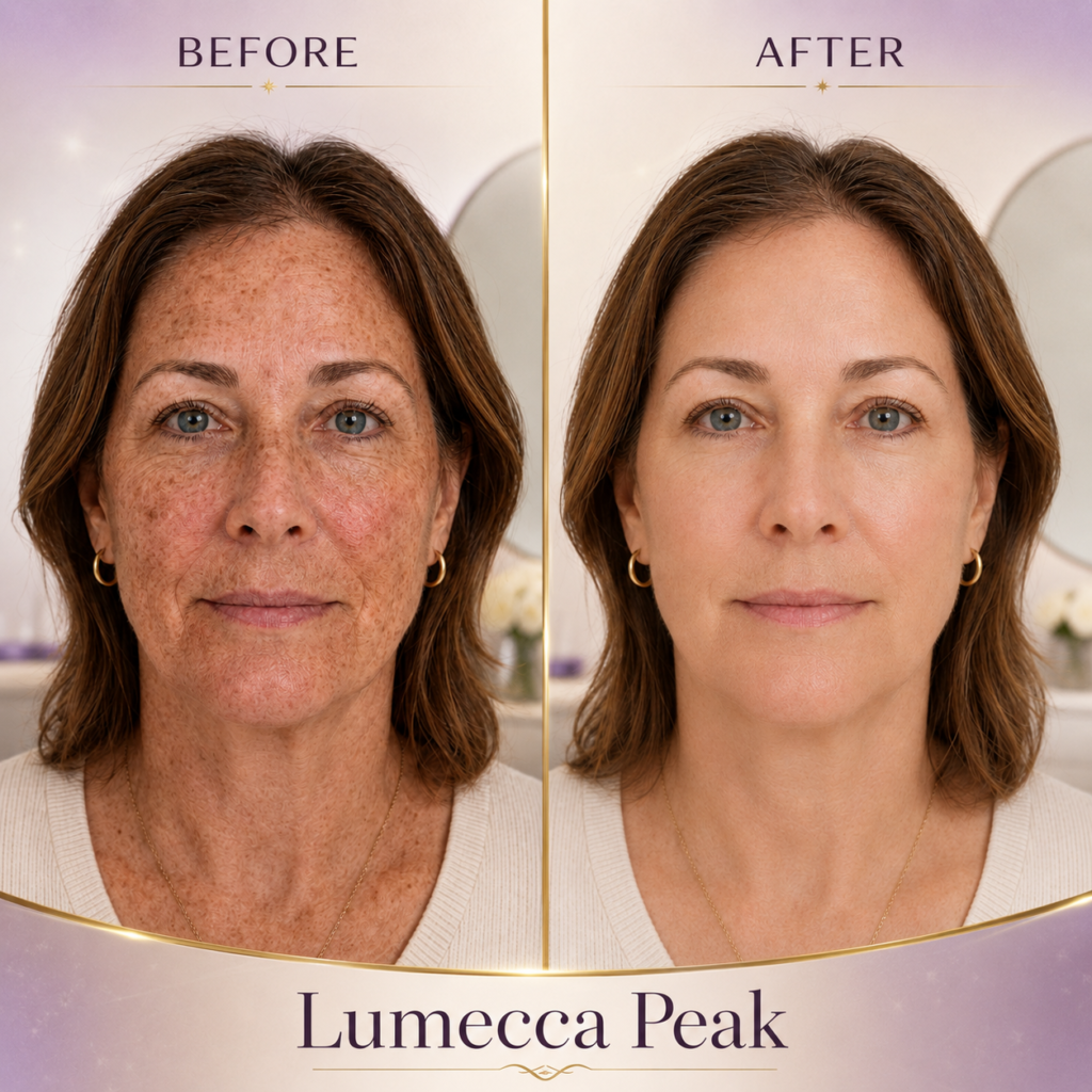 Lumecca Peak skin transformation